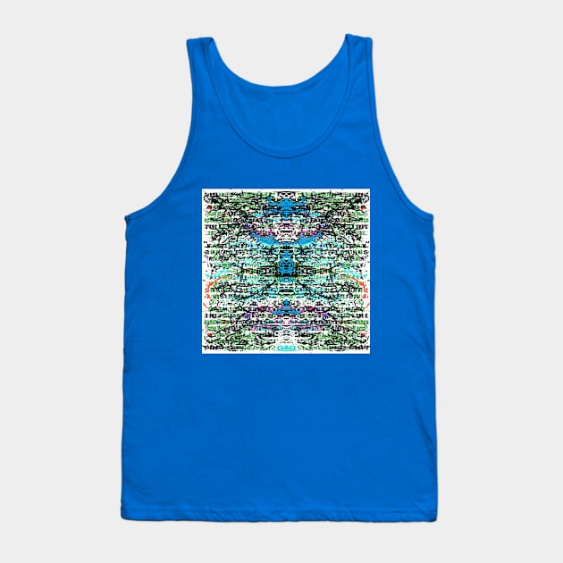 Colorful Words 2 Tank Top by AbstractDigitalArt